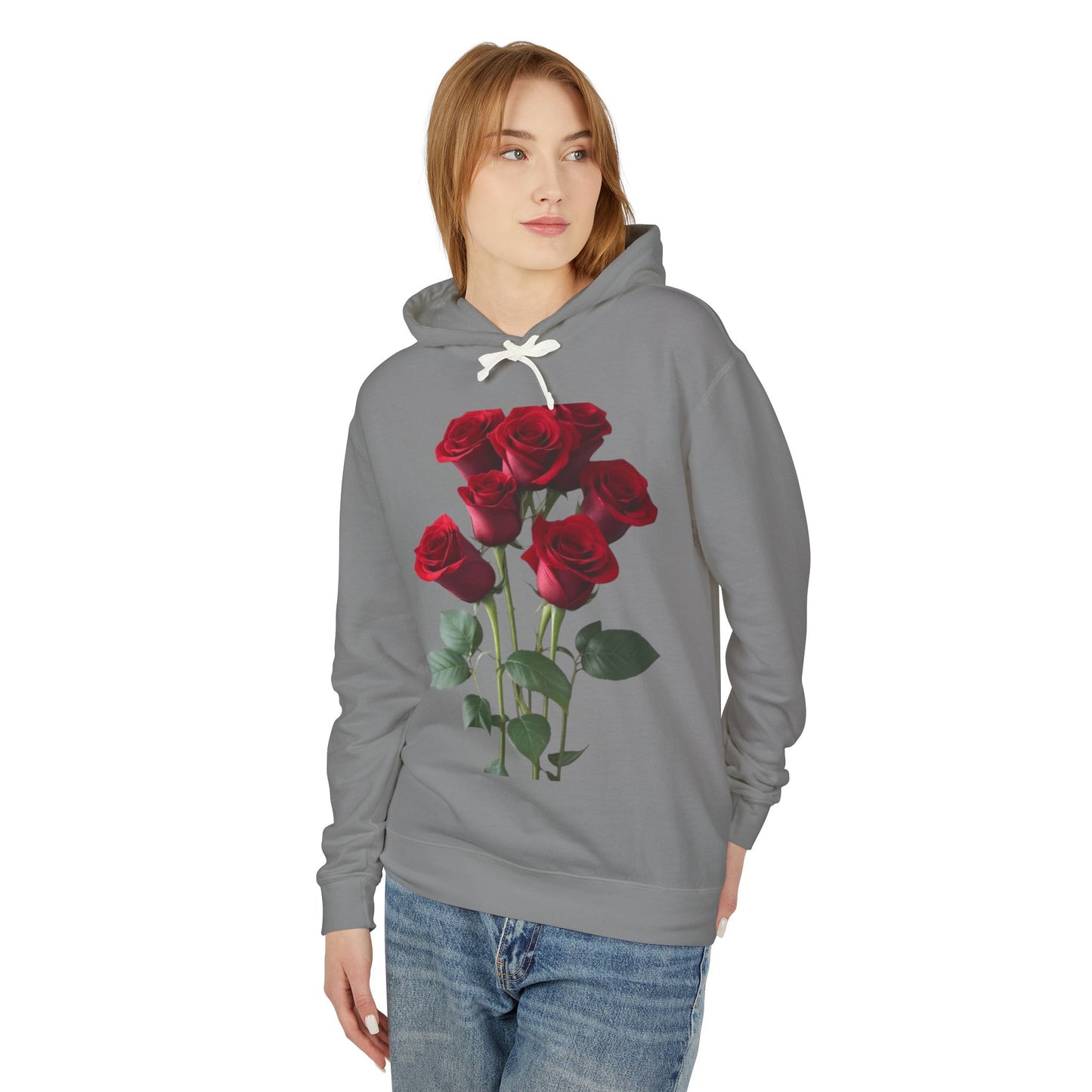 Black Roses Unisex Hoodie - Perfect for Valentine's Day Lovers
