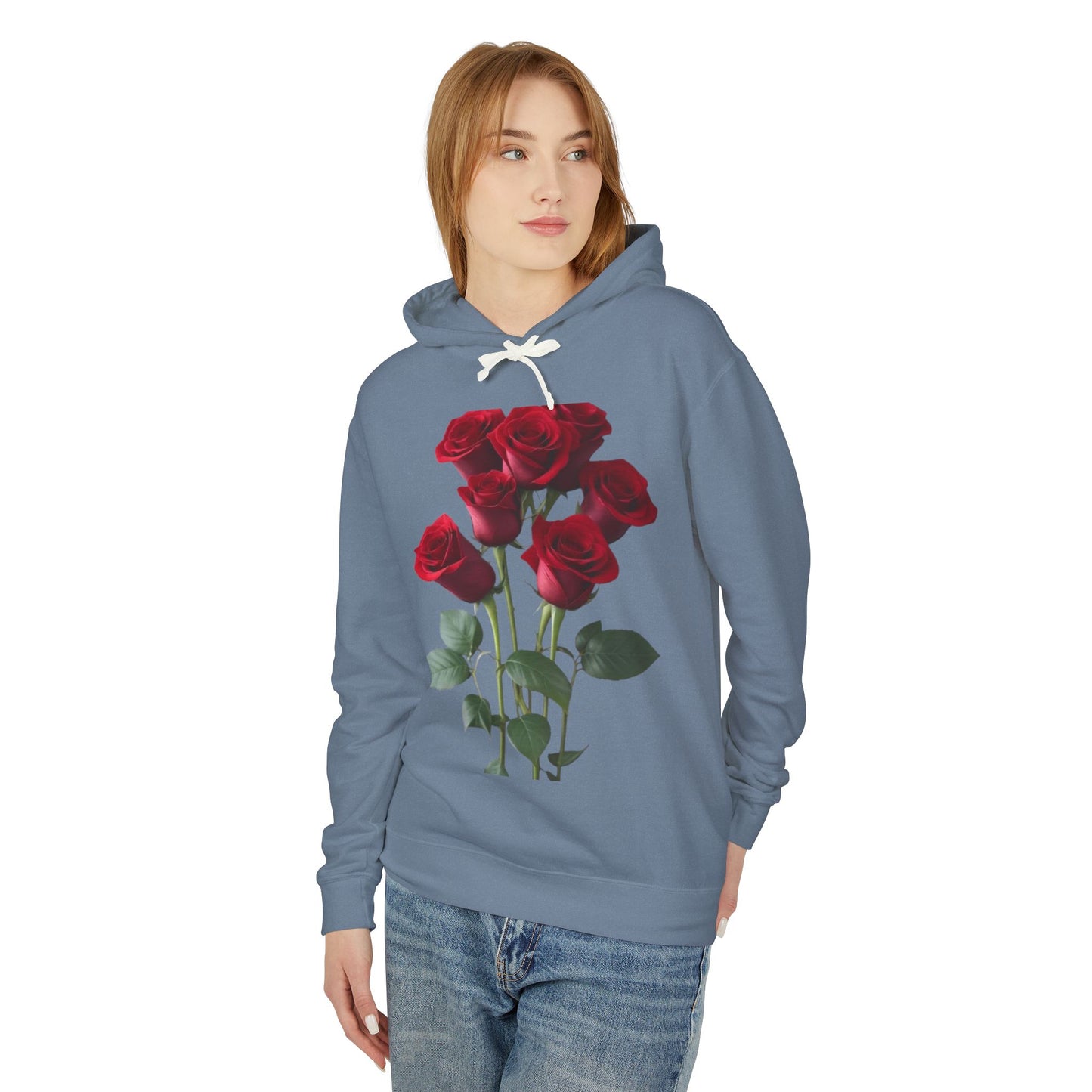 Black Roses Unisex Hoodie - Perfect for Valentine's Day Lovers