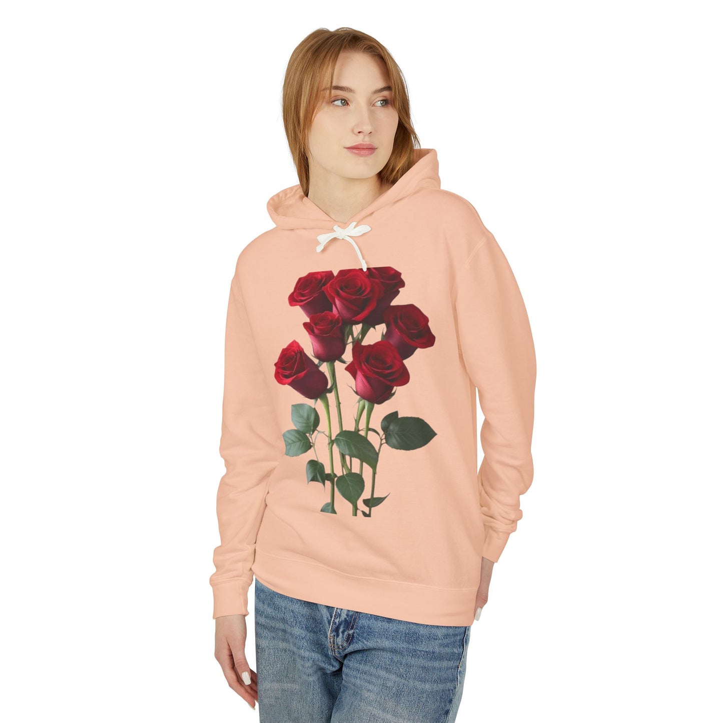 Black Roses Unisex Hoodie - Perfect for Valentine's Day Lovers