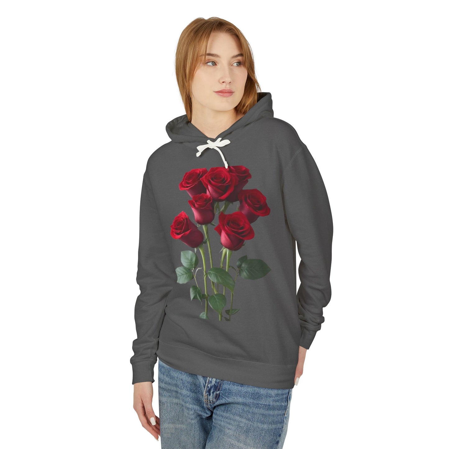 Black Roses Unisex Hoodie - Perfect for Valentine's Day Lovers