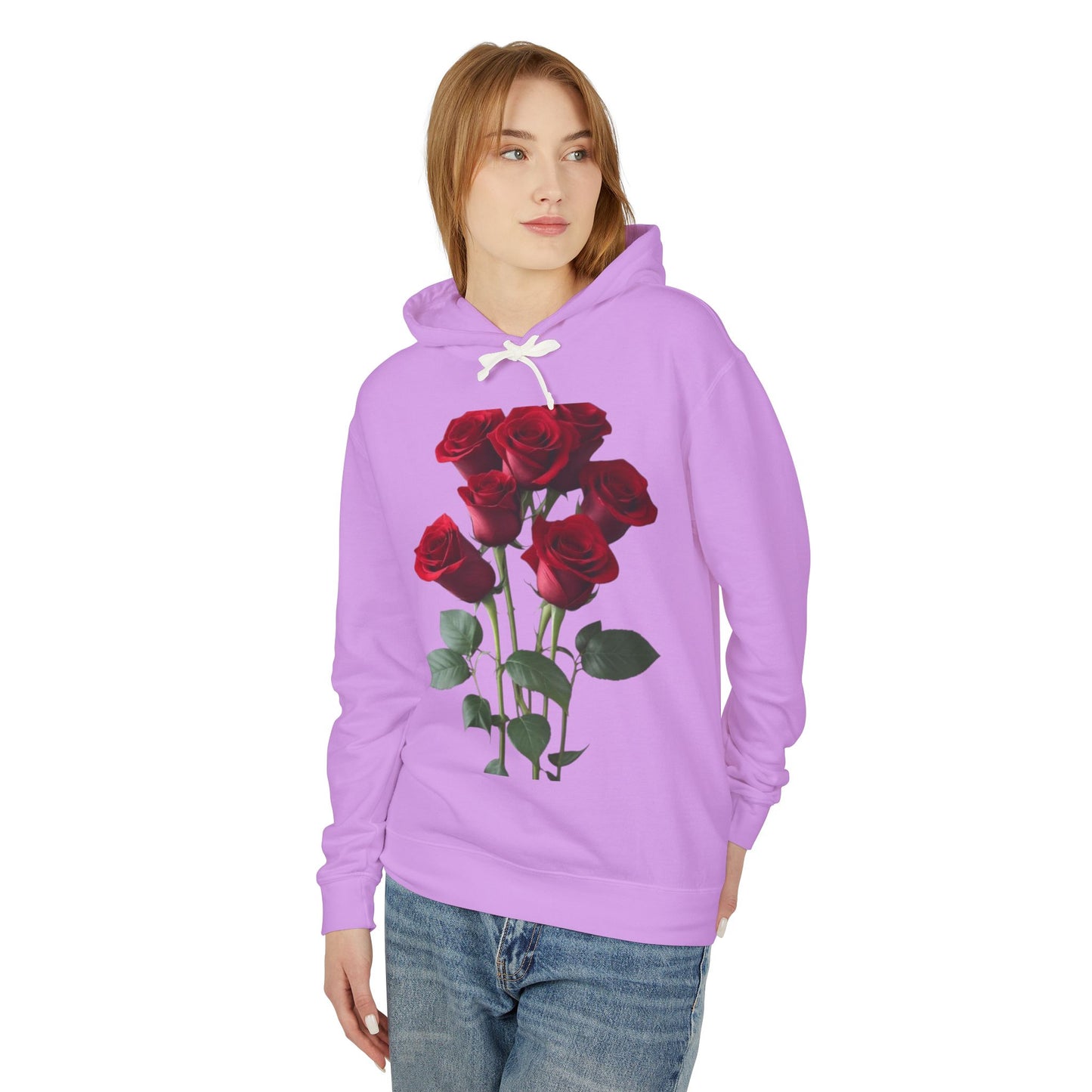 Black Roses Unisex Hoodie - Perfect for Valentine's Day Lovers
