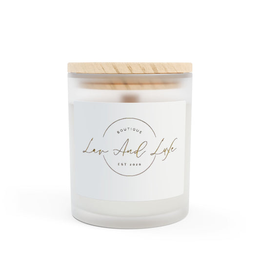Frosted Glass Candle, 11oz