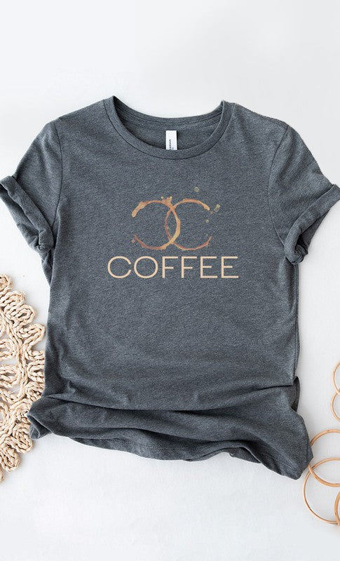 Coffee Stain PLUS SIZE Graphic Tee