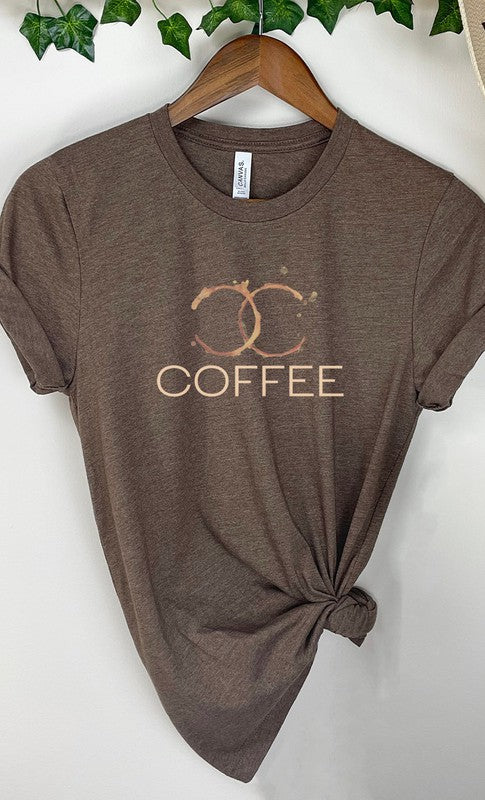 Coffee Stain PLUS SIZE Graphic Tee