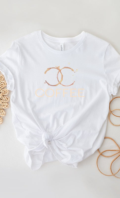 Coffee Stain PLUS SIZE Graphic Tee