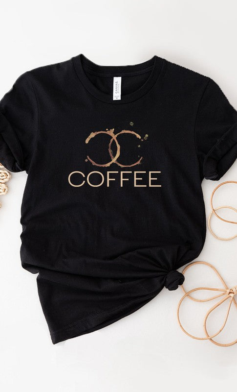 Coffee Stain PLUS SIZE Graphic Tee
