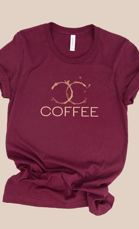 Coffee Stain PLUS SIZE Graphic Tee