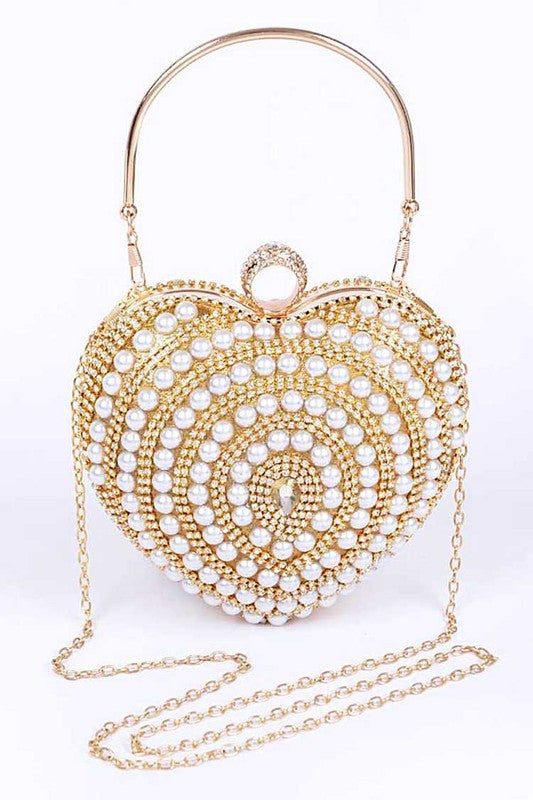 The Studded Pearl Clutch