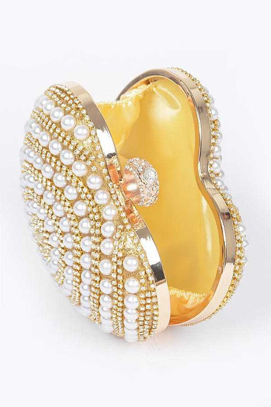 The Studded Pearl Clutch