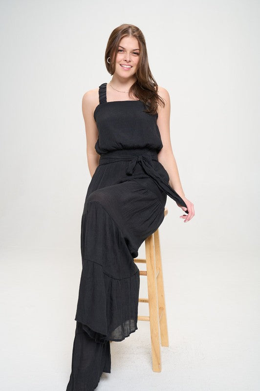 Easy Breezy Tiered Jumpsuit Plus