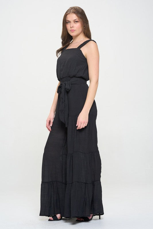 Easy Breezy Tiered Jumpsuit Plus