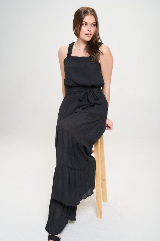 Easy Breezy Tiered Jumpsuit Plus