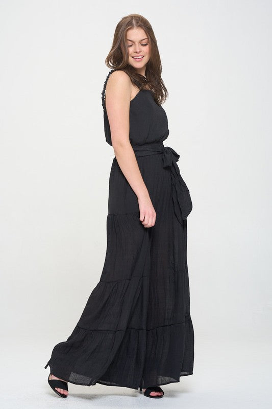 Easy Breezy Tiered Jumpsuit Plus