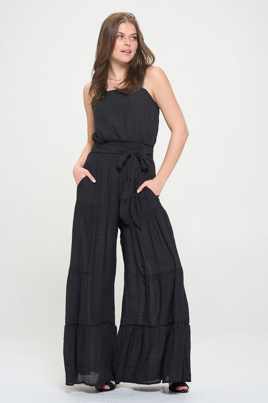 Easy Breezy Tiered Jumpsuit Plus