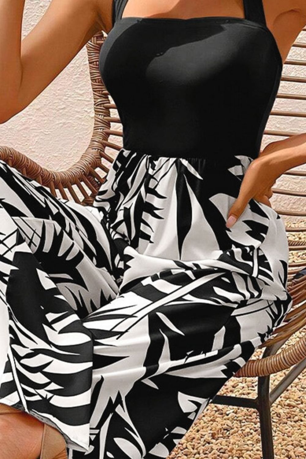 Halter Hottie Wide Leg Jumpsuit