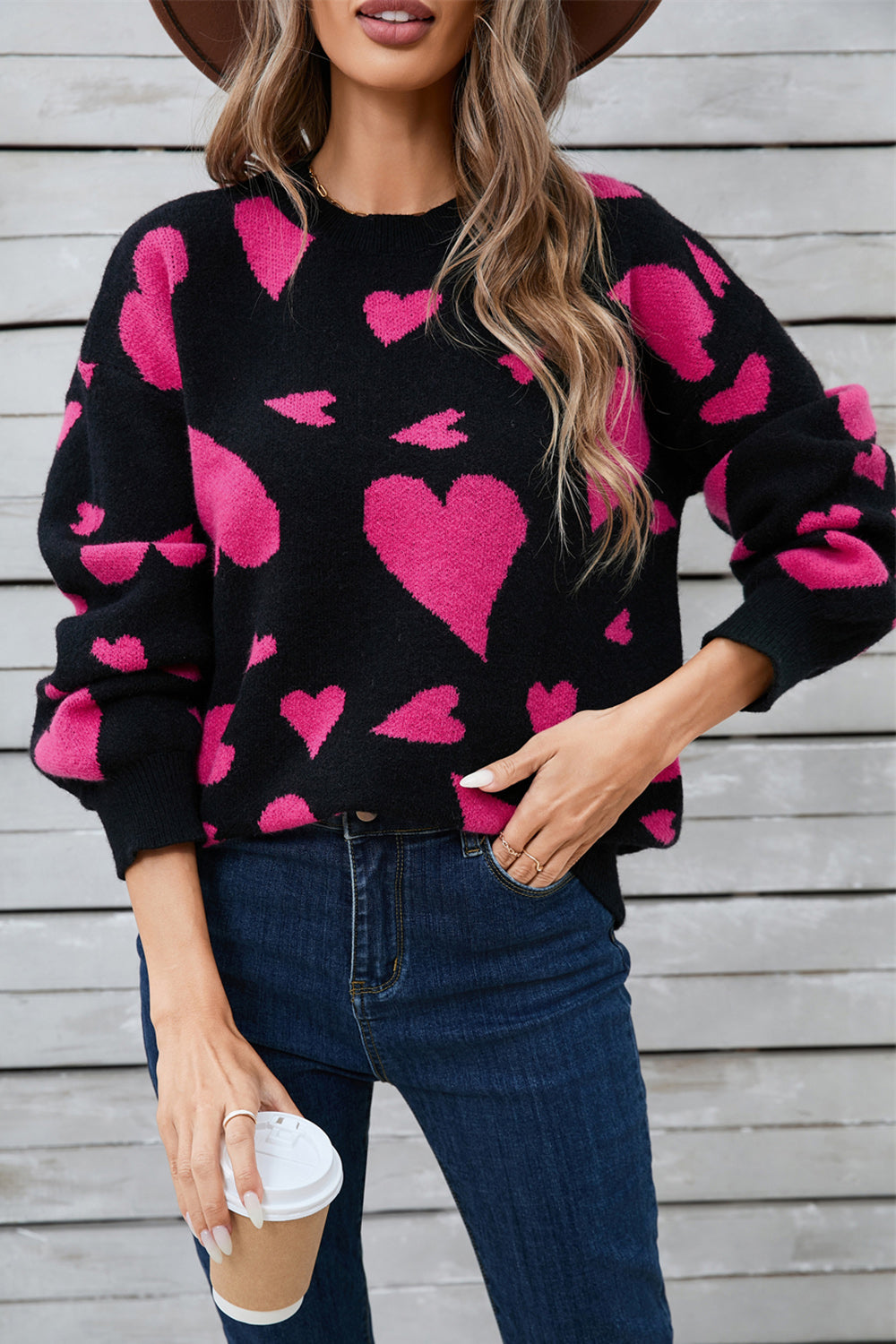 Isabella Angel Wings Heart Sweater