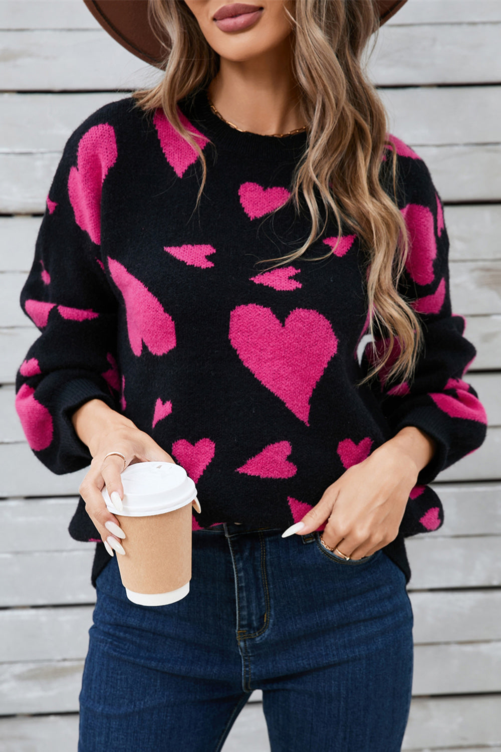 Isabella Angel Wings Heart Sweater