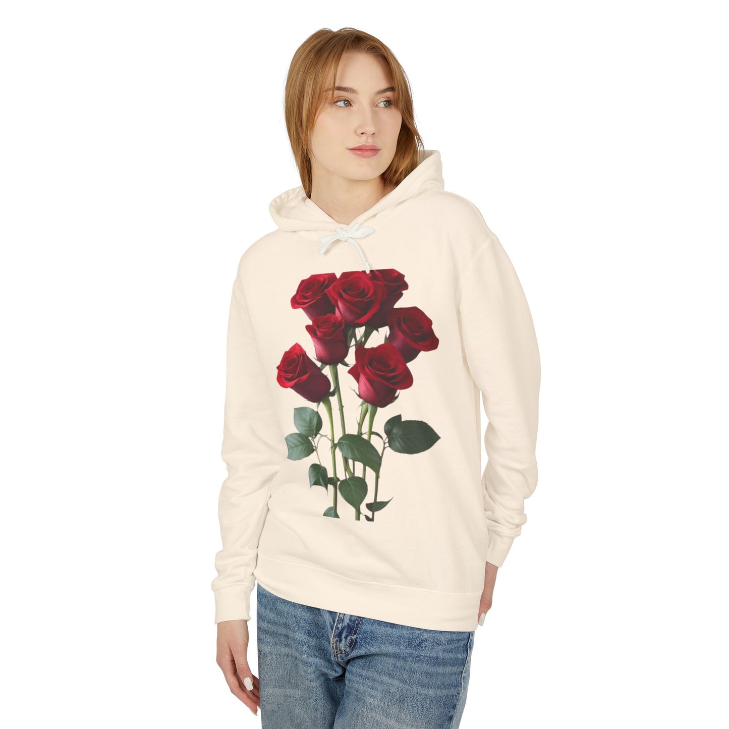 Black Roses Unisex Hoodie - Perfect for Valentine's Day Lovers