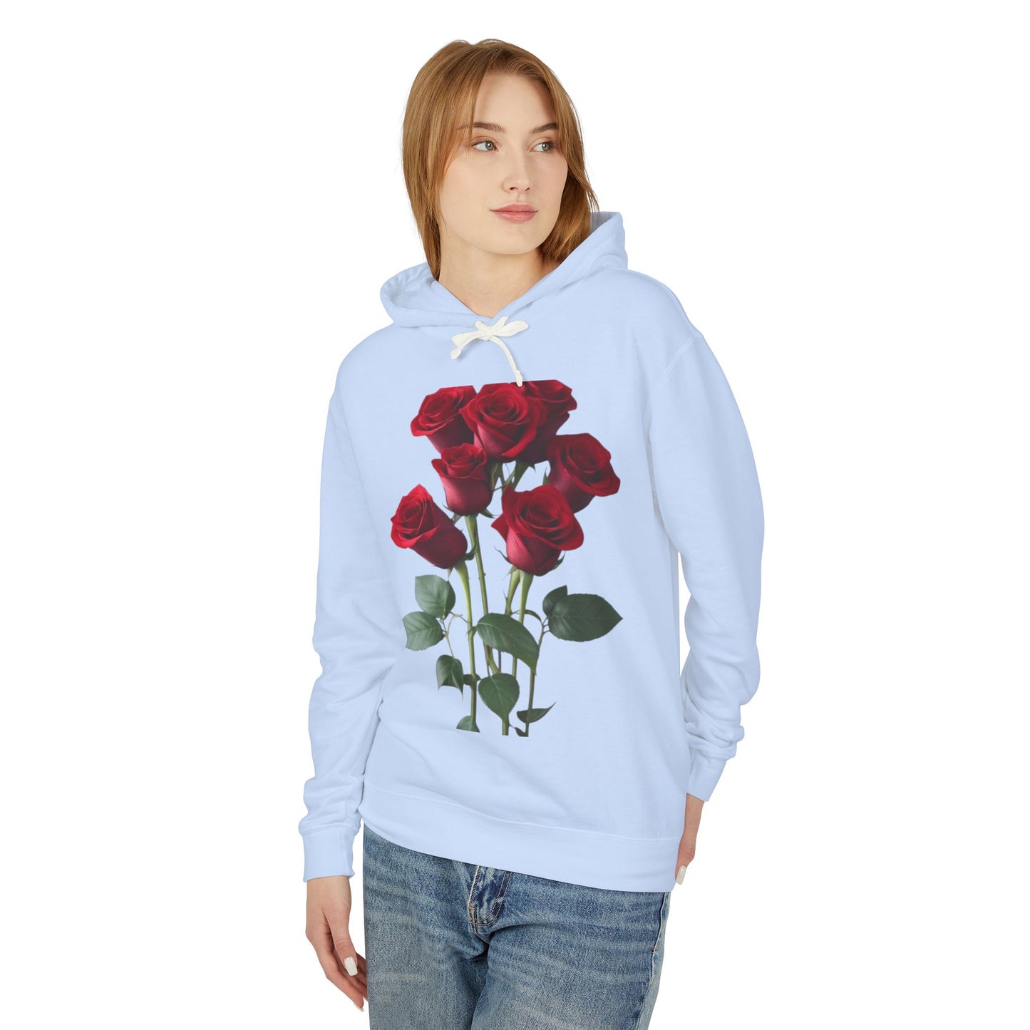 Black Roses Unisex Hoodie - Perfect for Valentine's Day Lovers