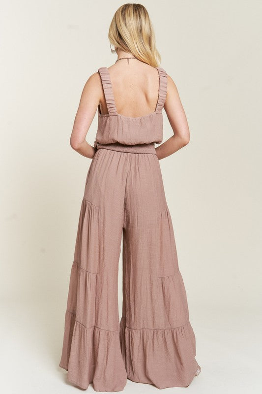 Easy Breezy Tiered Jumpsuit Plus