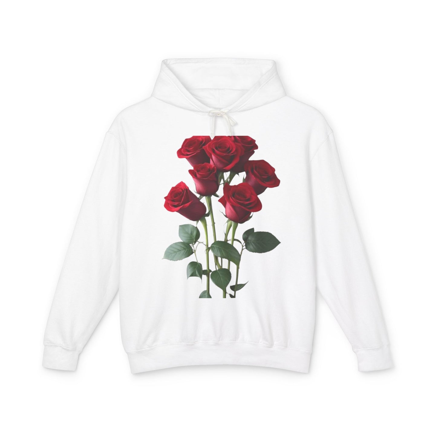 Black Roses Unisex Hoodie - Perfect for Valentine's Day Lovers