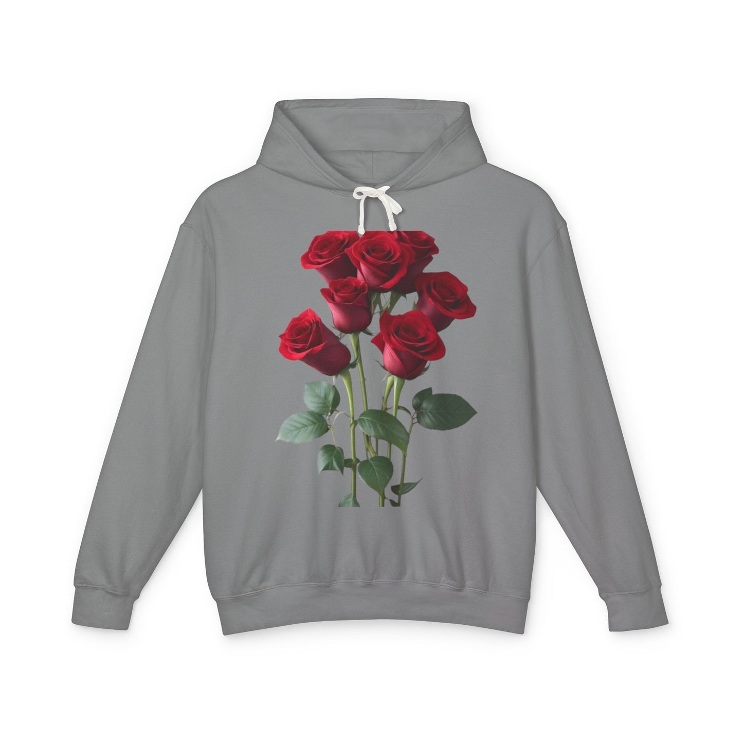 Black Roses Unisex Hoodie - Perfect for Valentine's Day Lovers