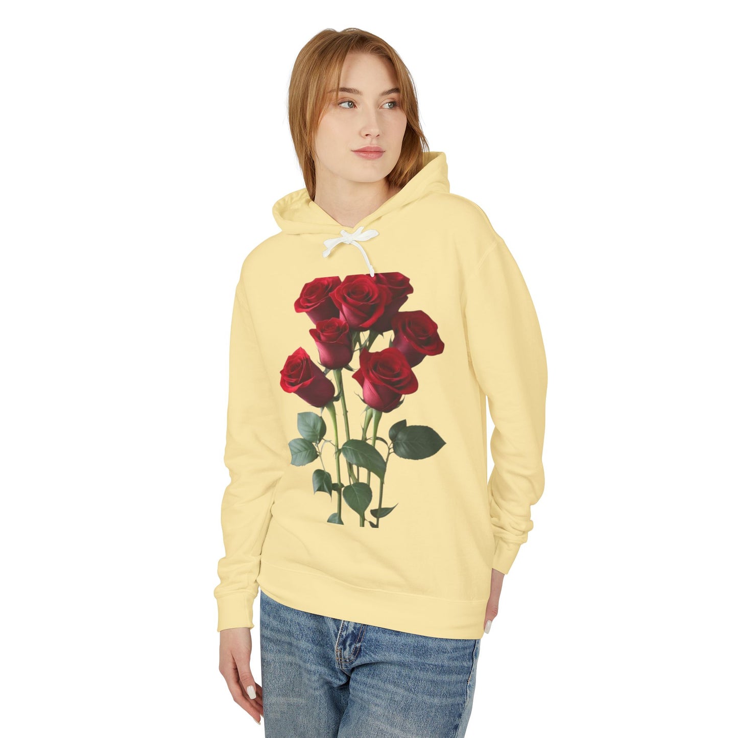 Black Roses Unisex Hoodie - Perfect for Valentine's Day Lovers