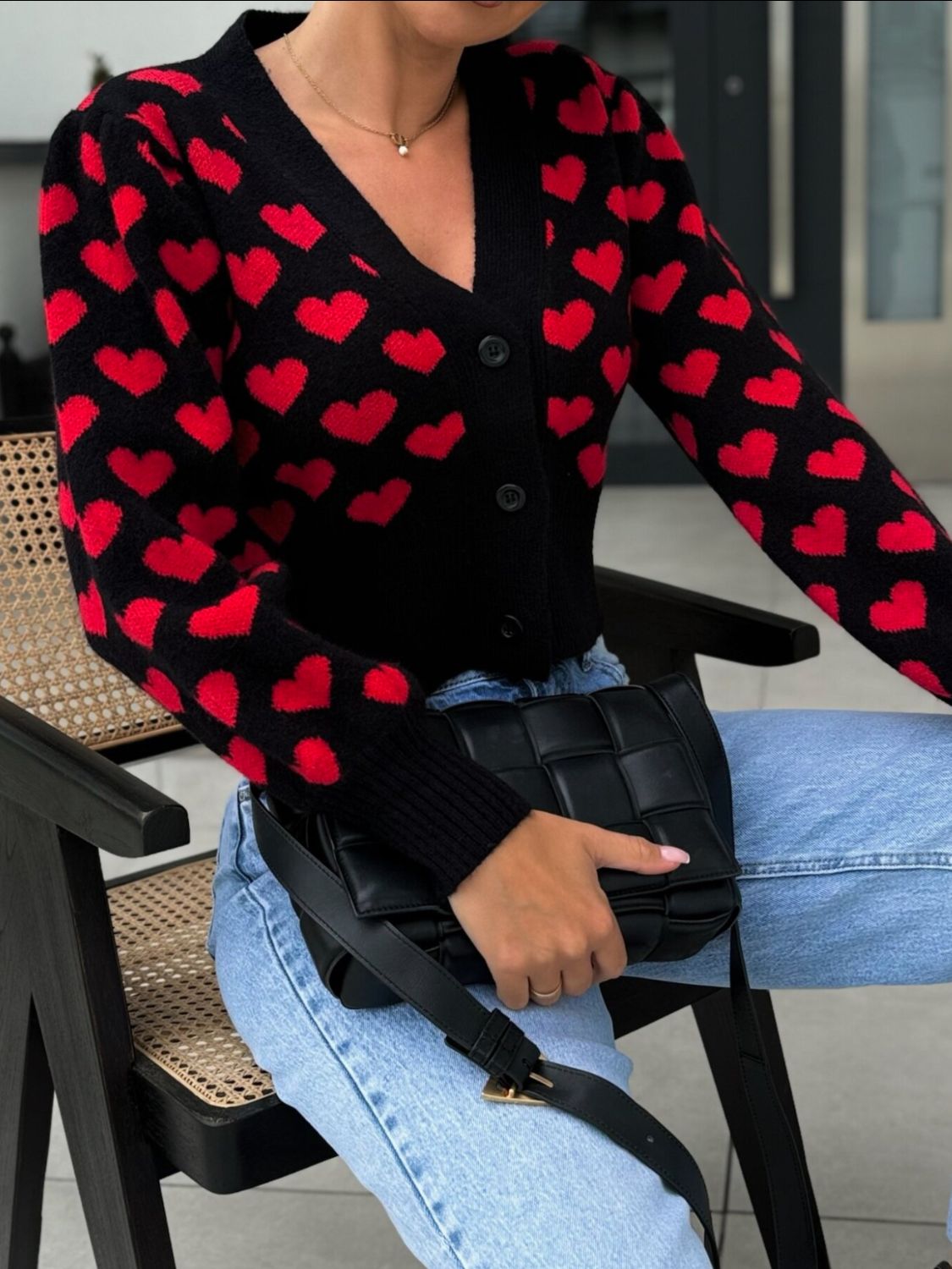 Cupid Cozy V-neck Cropped Cardigan