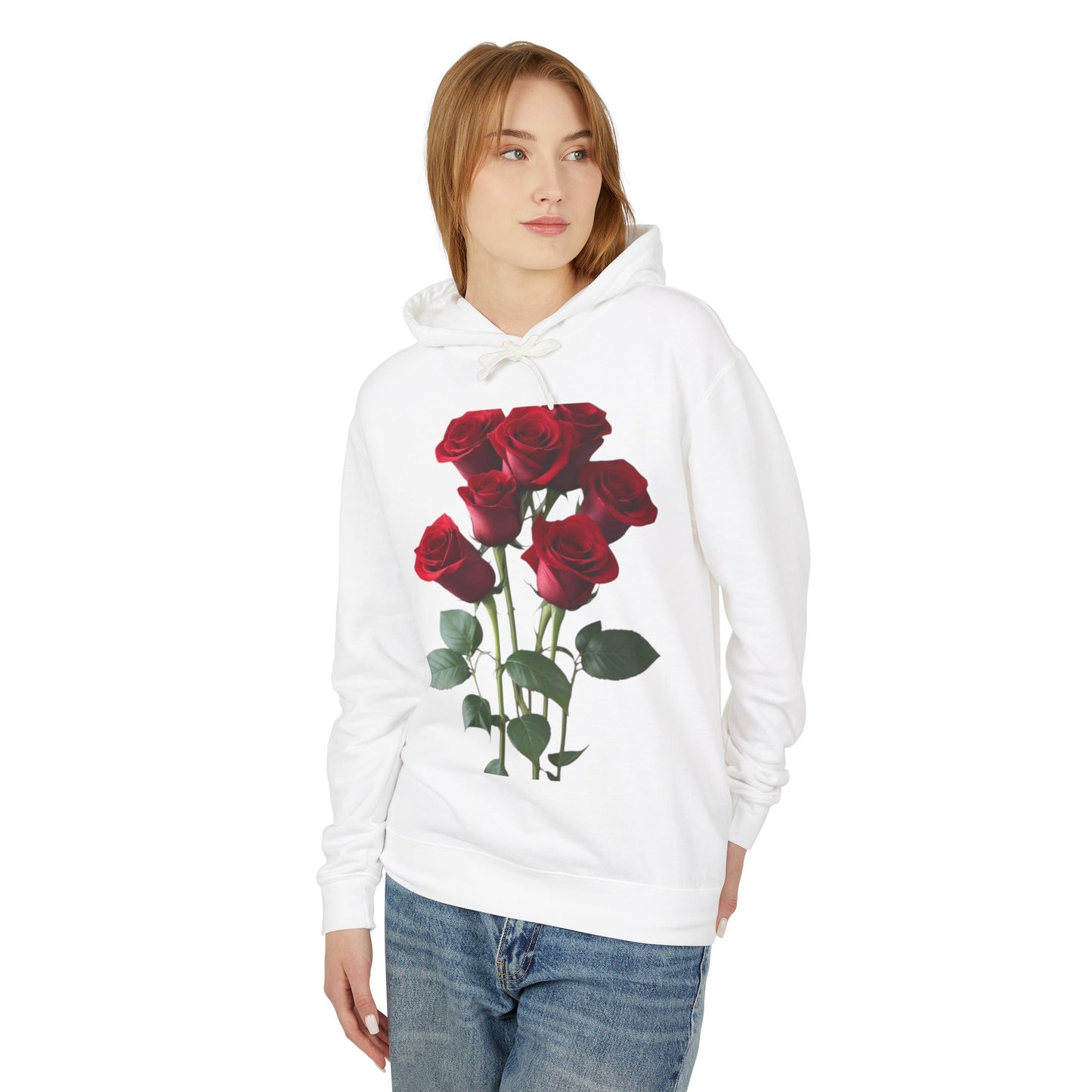 Black Roses Unisex Hoodie - Perfect for Valentine's Day Lovers