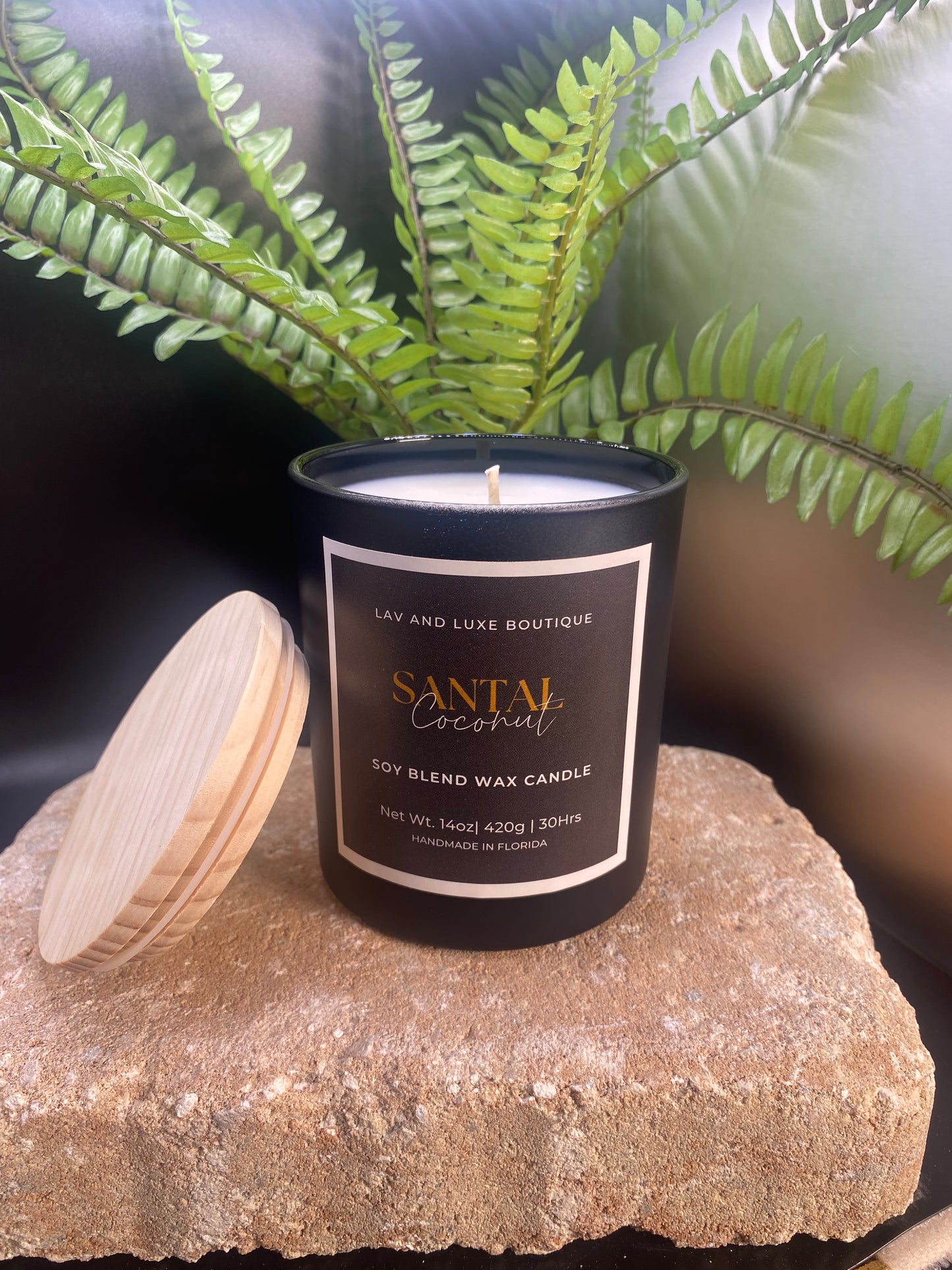 Santal Coconut bamboo Lid