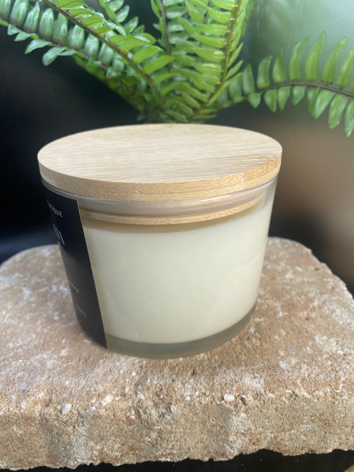 Magnolia and Peony bamboo lid