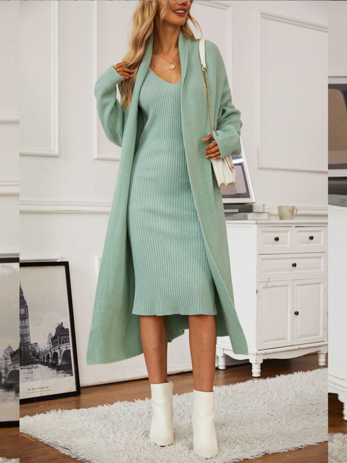 Cami Cardigan Sweater Set