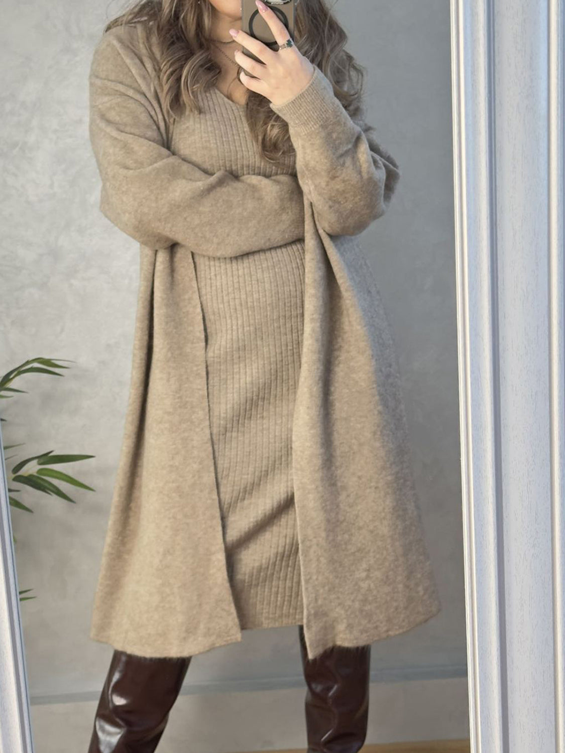Cami Cardigan Sweater Set