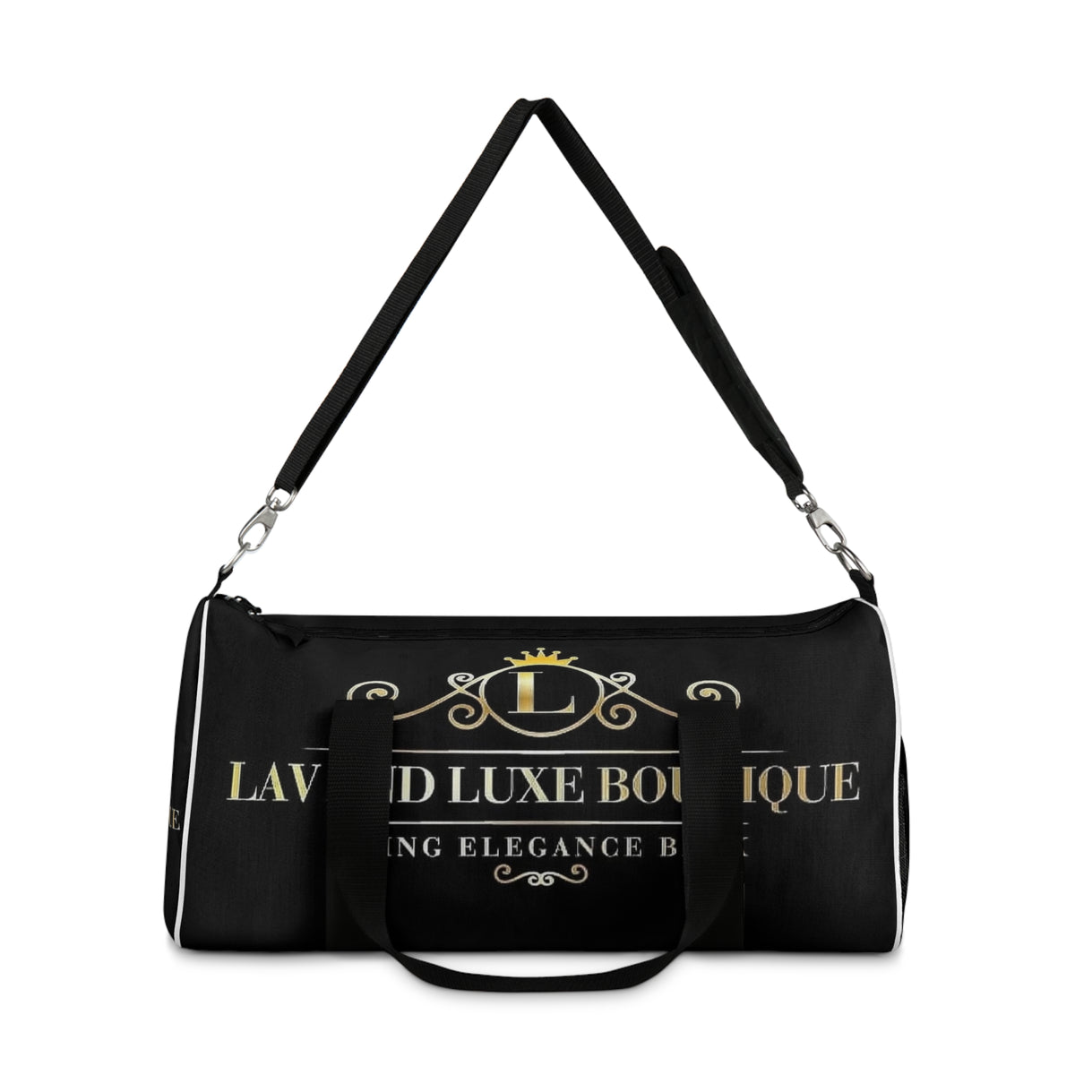Luxury Logo Duffel Bag — Lavand Luxe Boutique Travel Gym Bag