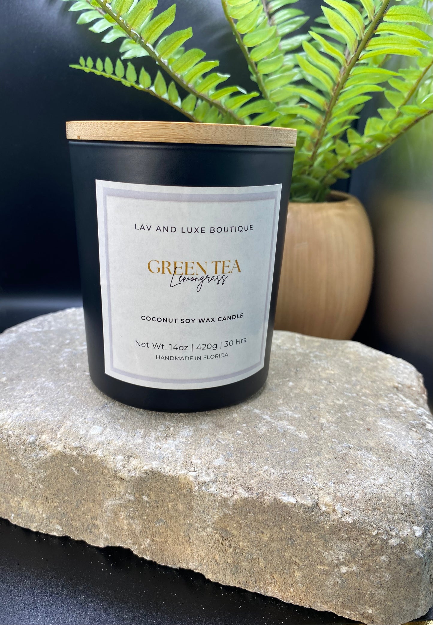 Green Tea Lemongrass with Bamboo Lids