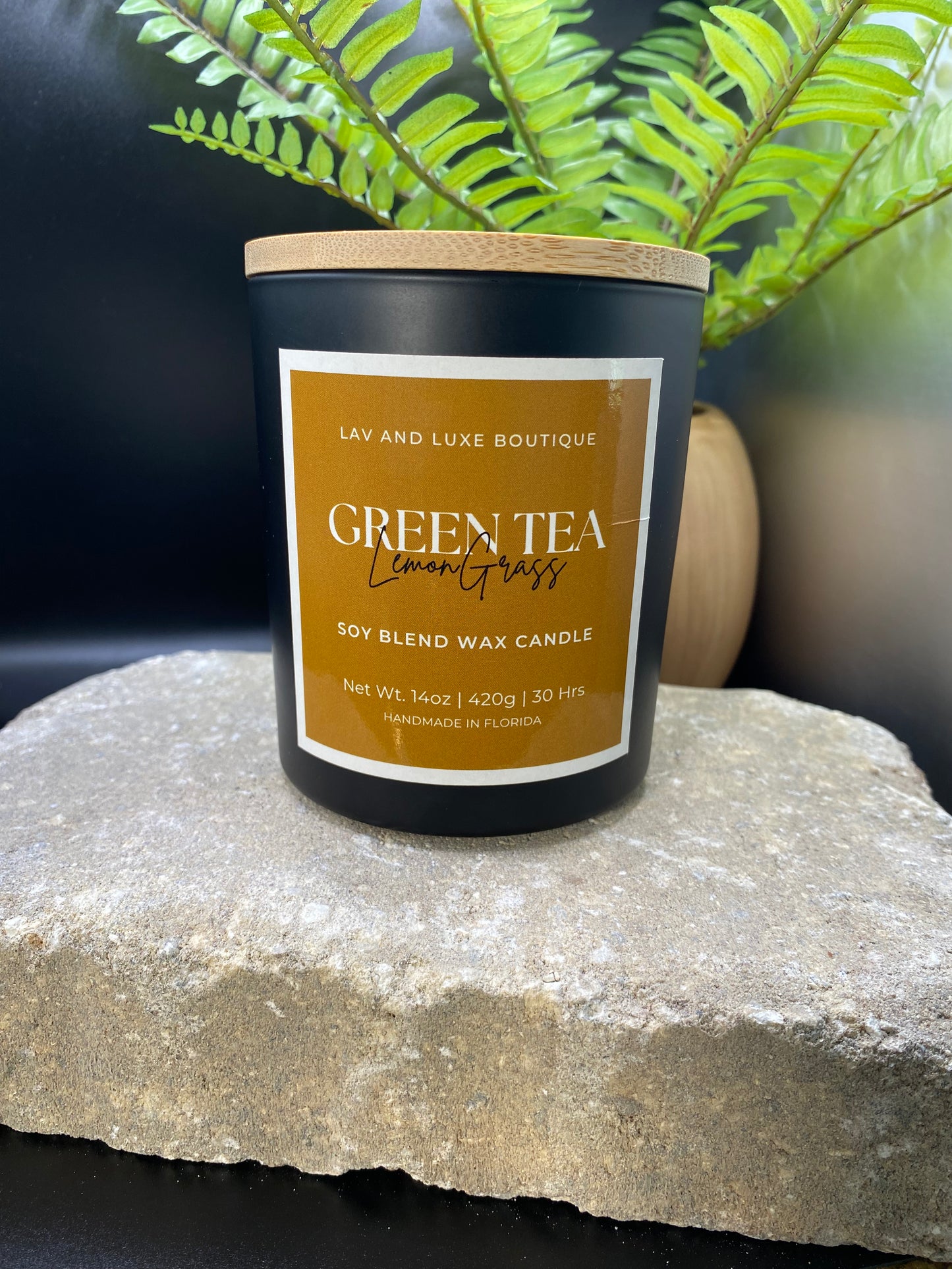 Green Tea Lemongrass with Bamboo Lids