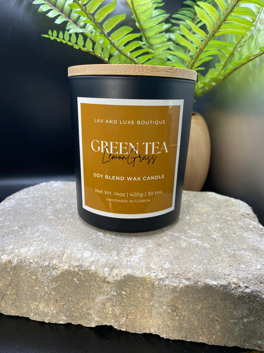 Green Tea Lemongrass with Bamboo Lids