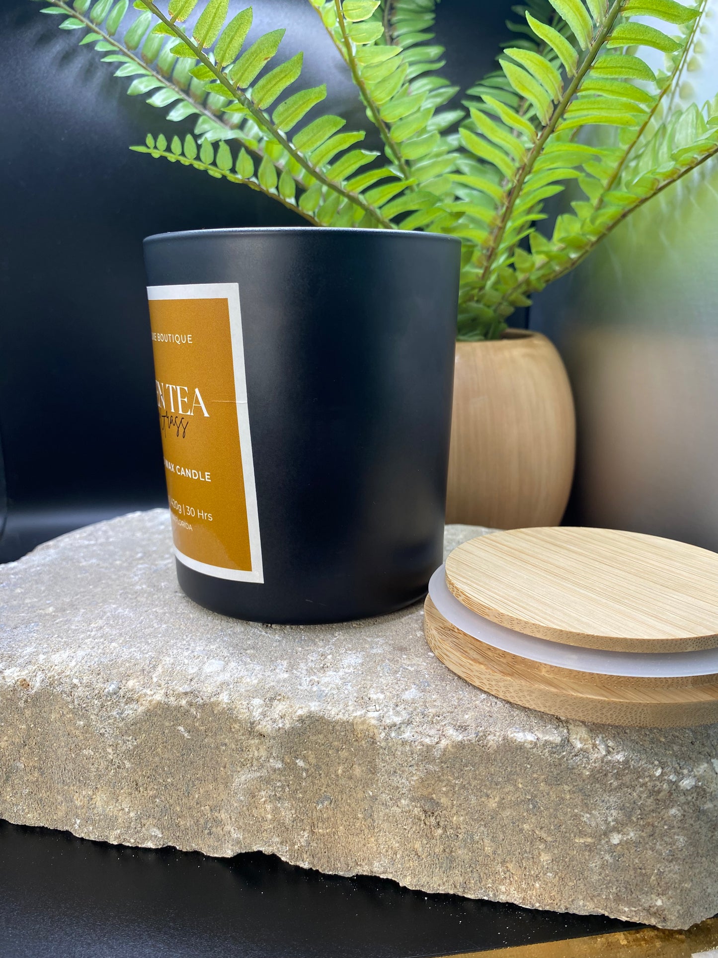 Green Tea Lemongrass with Bamboo Lids
