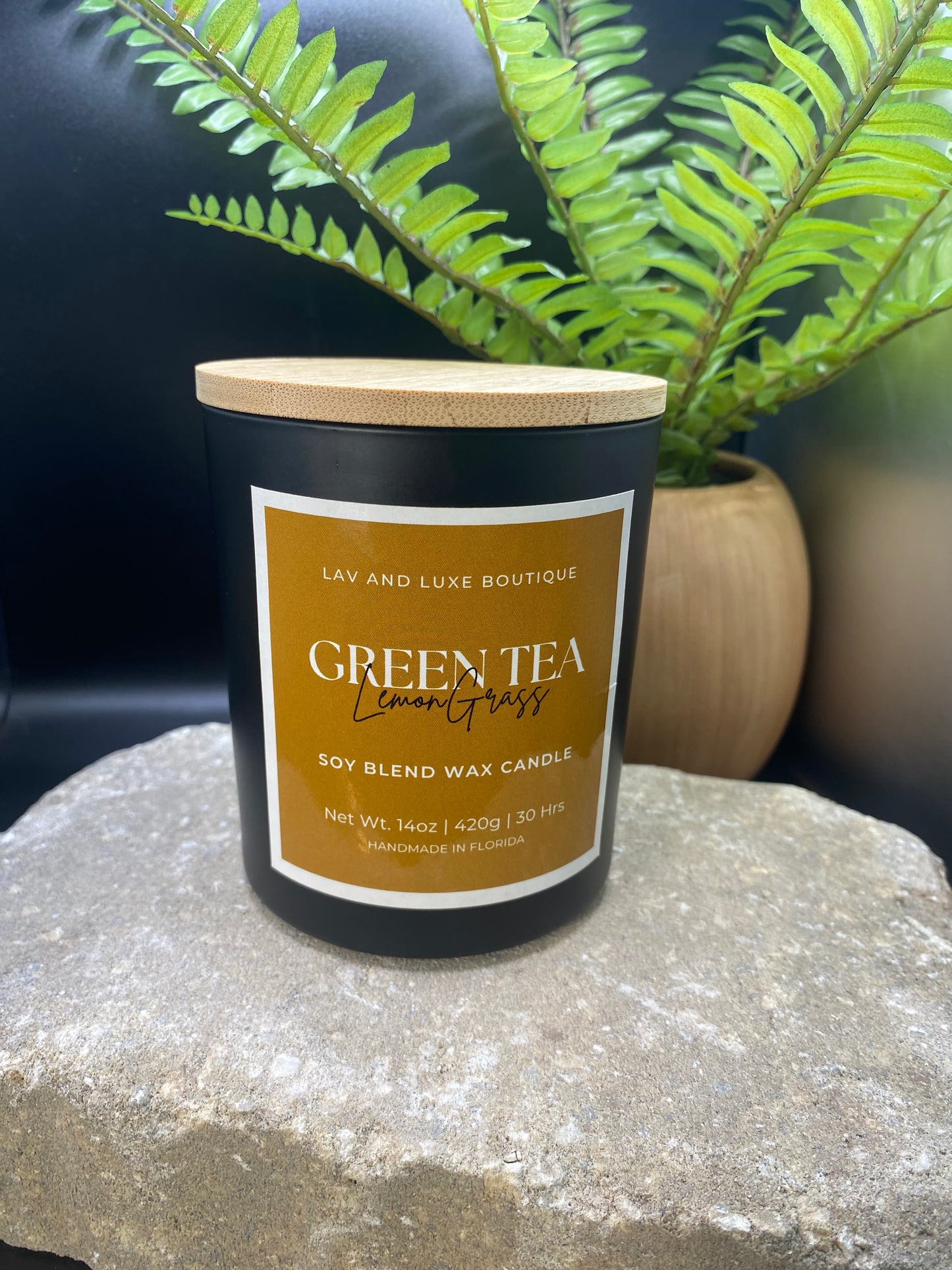 Green Tea Lemongrass with Bamboo Lids