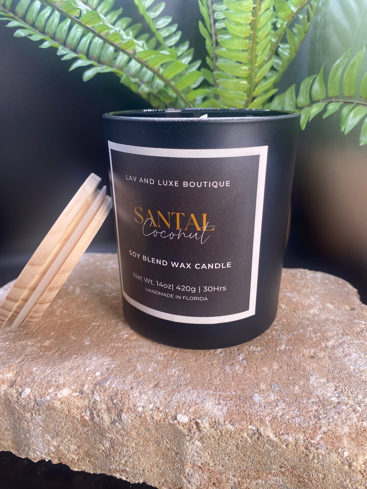 Santal Coconut bamboo Lid