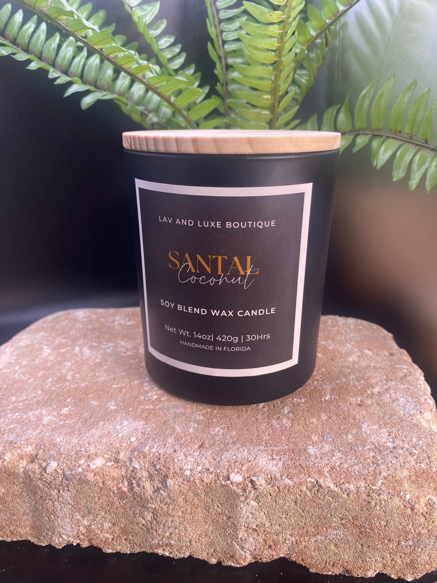 Santal Coconut bamboo Lid
